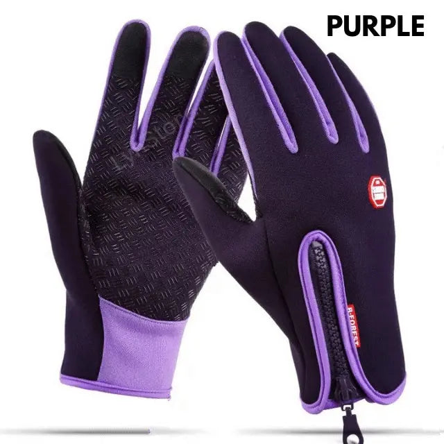 Winter Gloves Touch Screen Riding Motorcycle Sliding Waterproof Sports Gloves With Fleece SmartDealHub