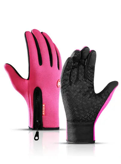 Winter Gloves Touch Screen Riding Motorcycle Sliding Waterproof Sports Gloves With Fleece SmartDealHub