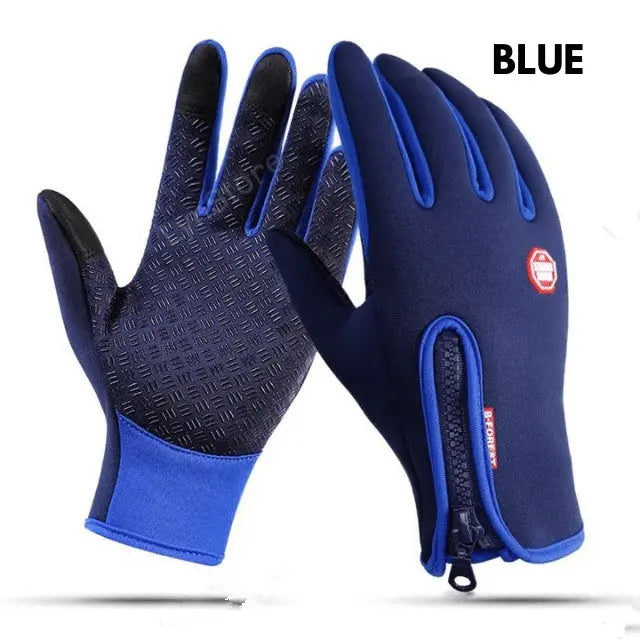 Winter Gloves Touch Screen Riding Motorcycle Sliding Waterproof Sports Gloves With Fleece SmartDealHub