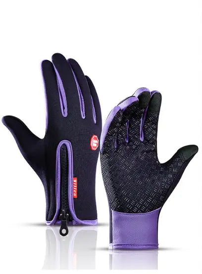 Winter Gloves Touch Screen Riding Motorcycle Sliding Waterproof Sports Gloves With Fleece SmartDealHub