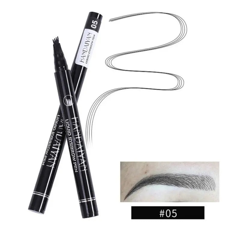 Microblading Eyebrow Pencil Waterproof Fork Tip Tattoo Pen Tinted Fine Sketch Eye Brow Pencils Long Lasting Eyebrows SmartDealHub