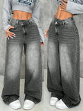 Women's Casual Straight Loose Jeans SmartDealHub