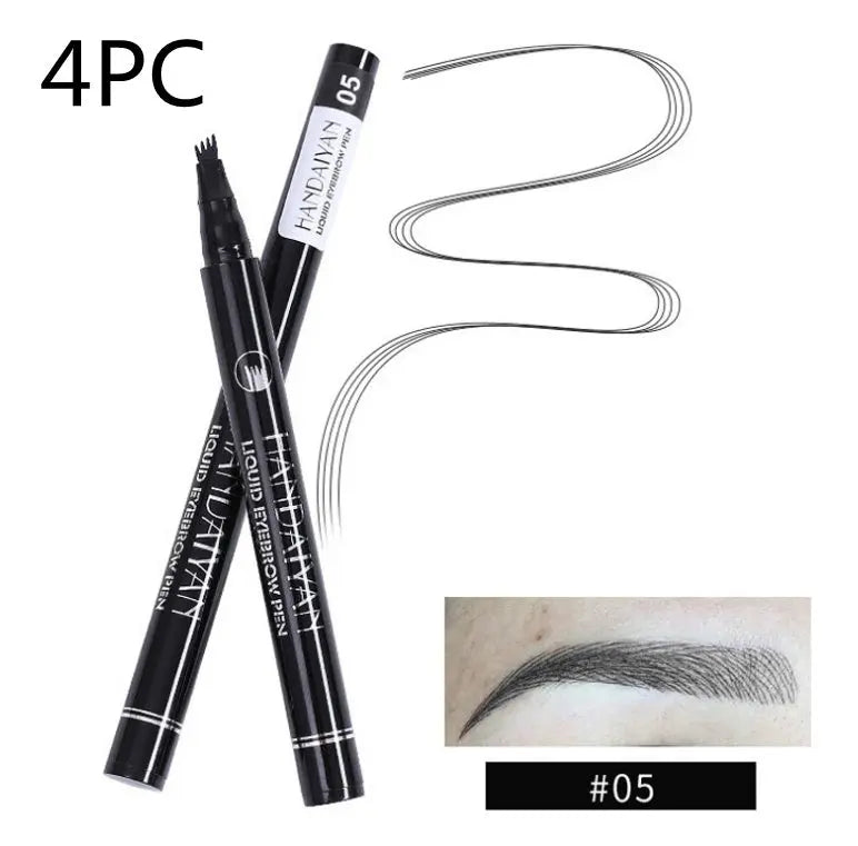 Microblading Eyebrow Pencil Waterproof Fork Tip Tattoo Pen Tinted Fine Sketch Eye Brow Pencils Long Lasting Eyebrows SmartDealHub