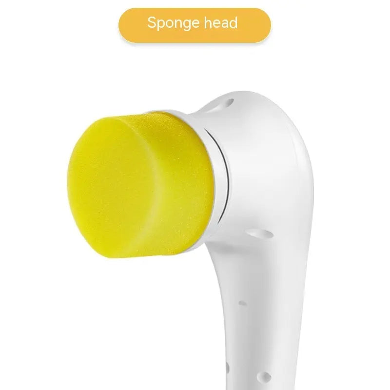 Multifunctional Electric Handheld Kitchen Household Dishwashing Brush Handheld Scrubber Bathtub Sink Bathroom Kitchen Tile Cleaning Tool Drill Brush Set With 5 Heads SmartDealHub