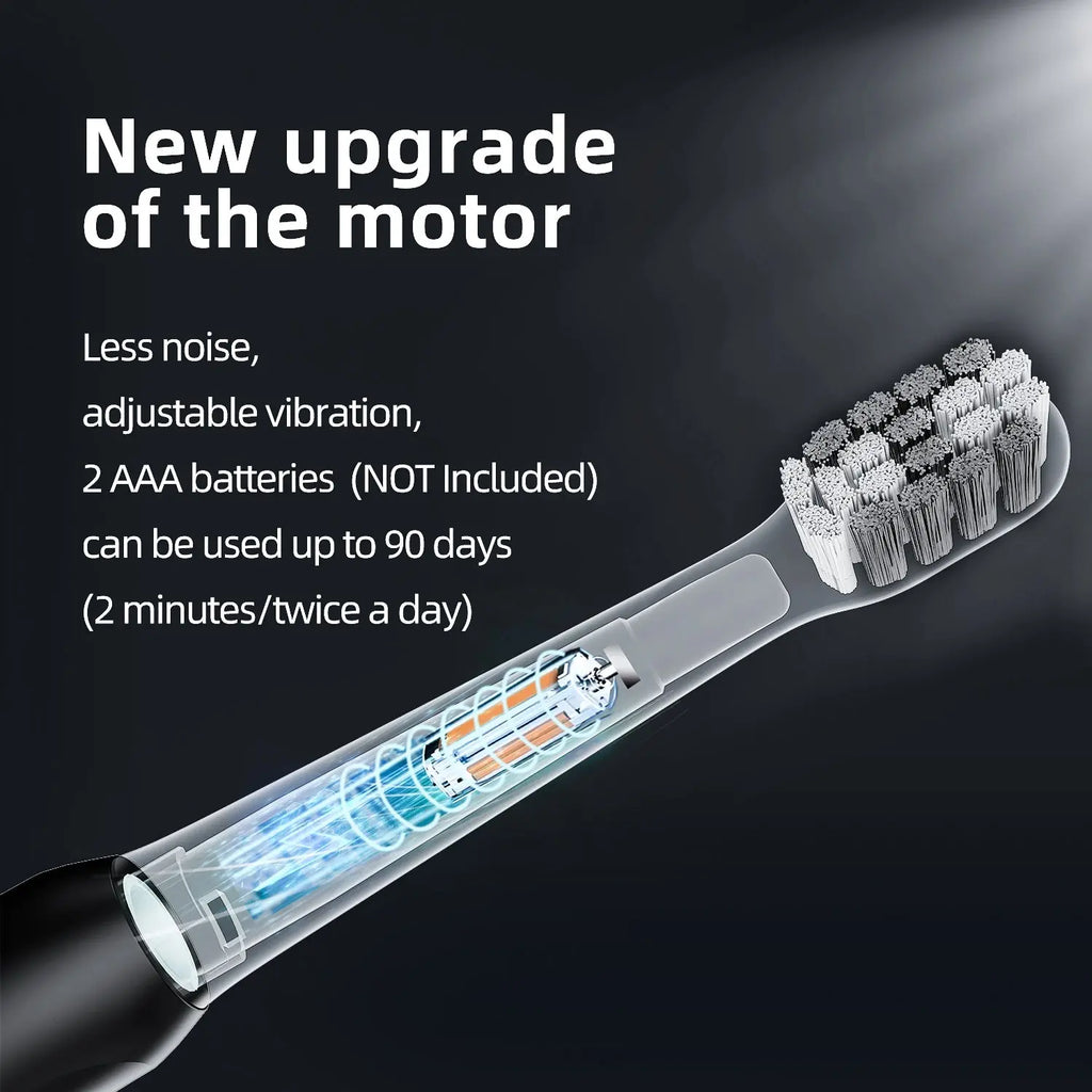 Elektrische Zahnbürste mit Schalltechnologie – Wiederaufladbar, Mehrere Putzmodi, Sanfte & gründliche Reinigung - SmartDealHub