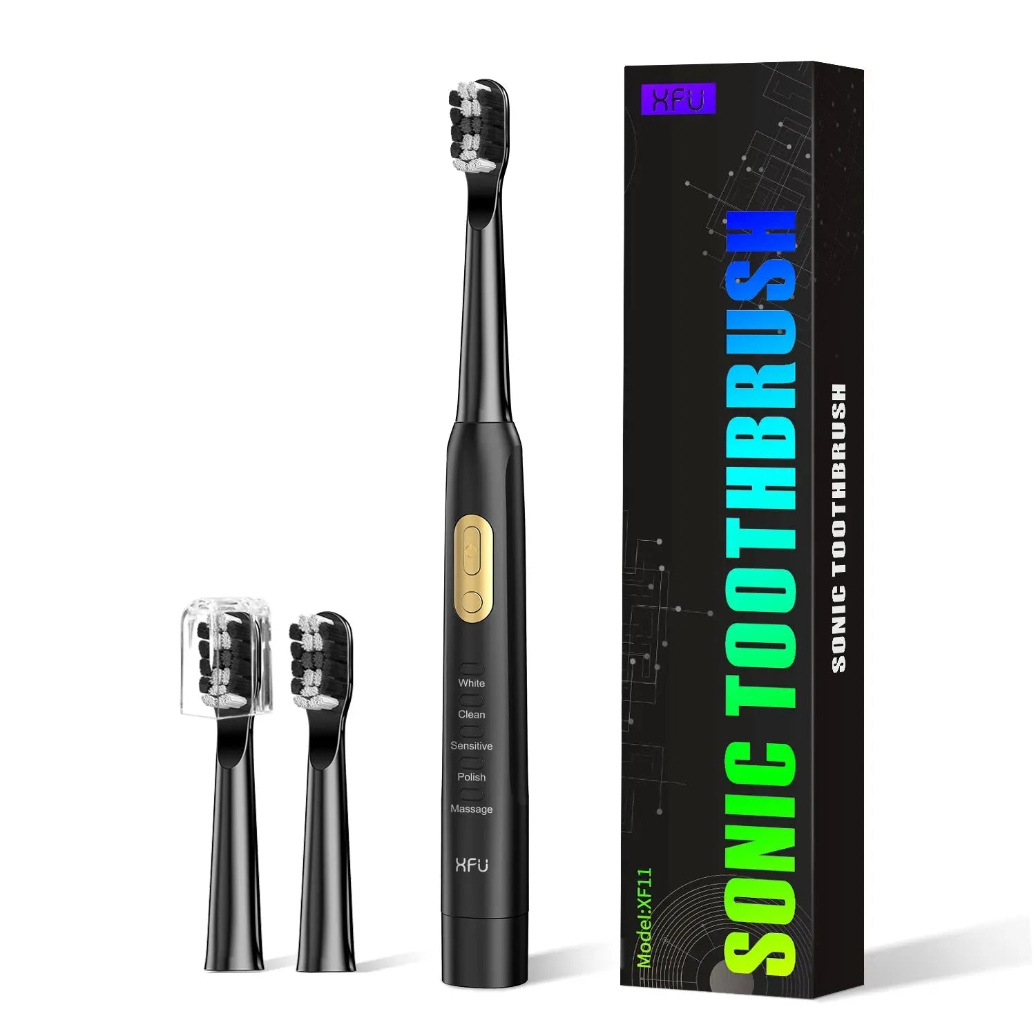 Elektrische Zahnbürste mit Schalltechnologie – Wiederaufladbar, Mehrere Putzmodi, Sanfte & gründliche Reinigung - SmartDealHub