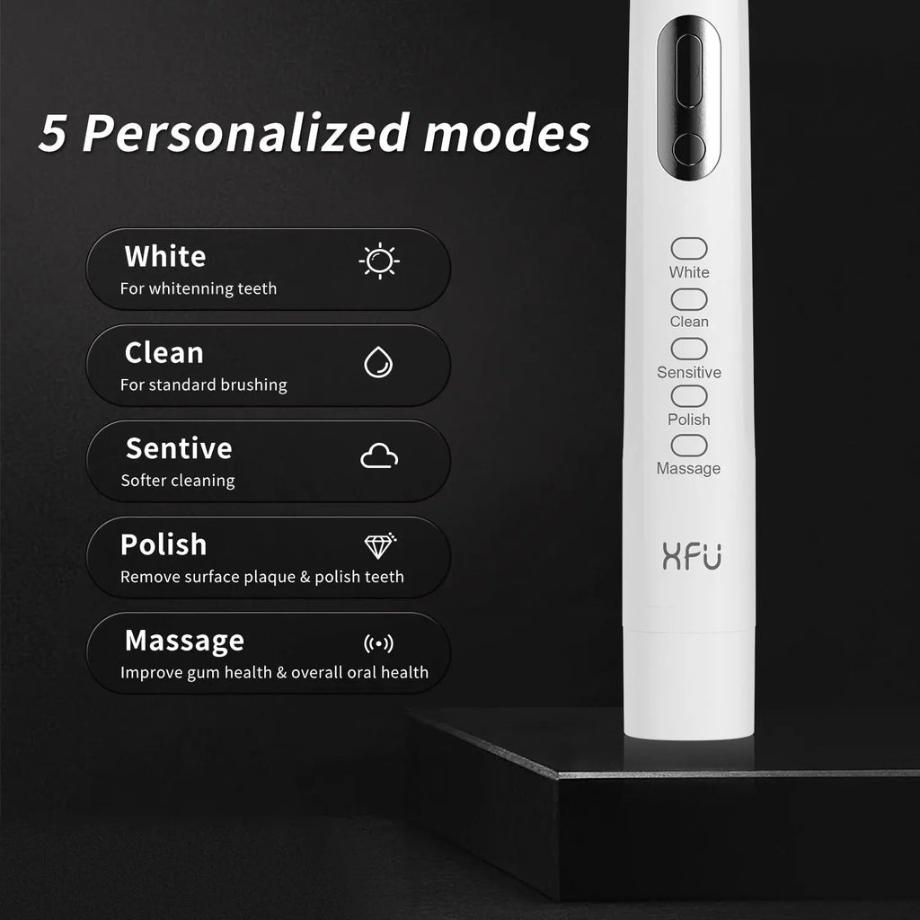 Elektrische Zahnbürste mit Schalltechnologie – Wiederaufladbar, Mehrere Putzmodi, Sanfte & gründliche Reinigung - SmartDealHub
