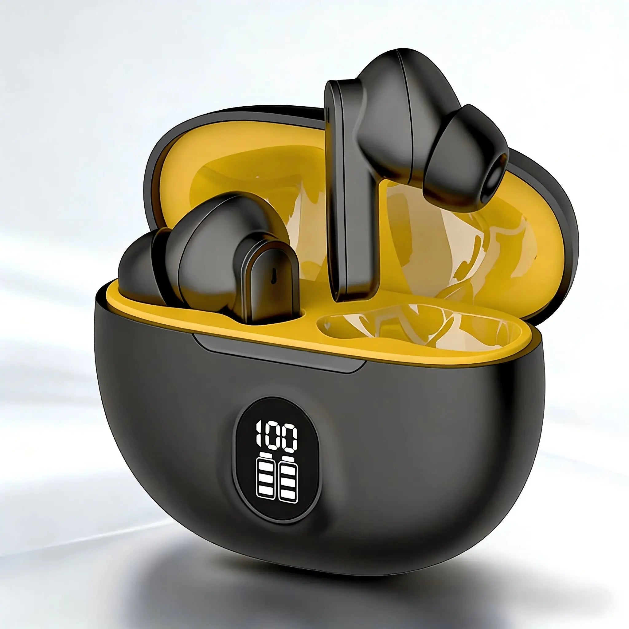 Wireless Bluetooth Headset mit LED - Display – Klarer Sound & Lange Akkulaufzeit - SmartDealHub